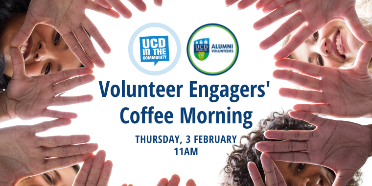 Volunteer Engagers Coffee morning poster